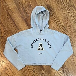 Women’s Appalachian State Mountaineers Nike Crop Top Hoodie/Sweatshirt. Size M.